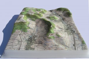 Teck Reliefmodell